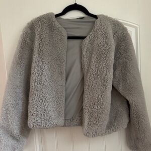 Wild Fable gray sherpa jacket